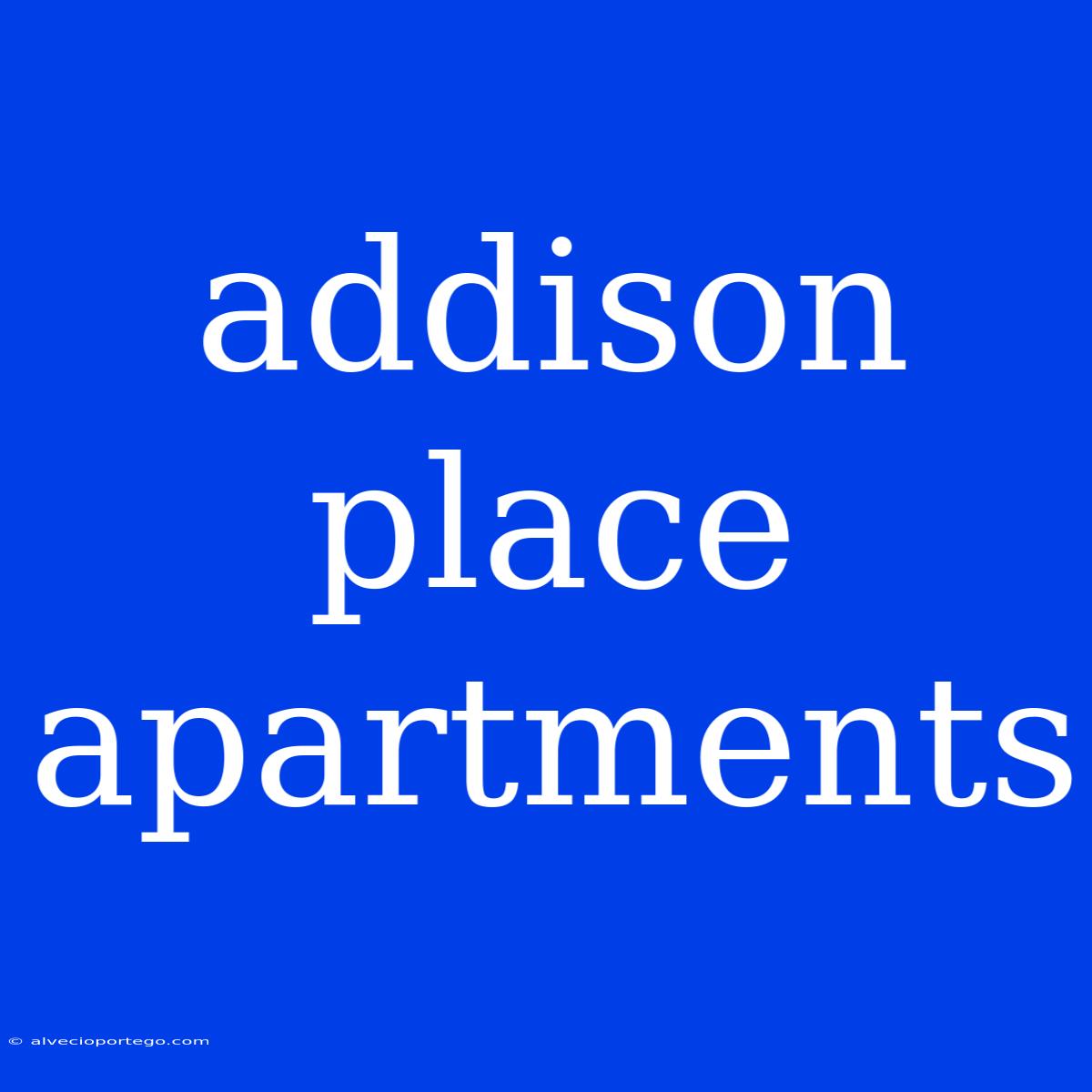 Addison Place Apartments