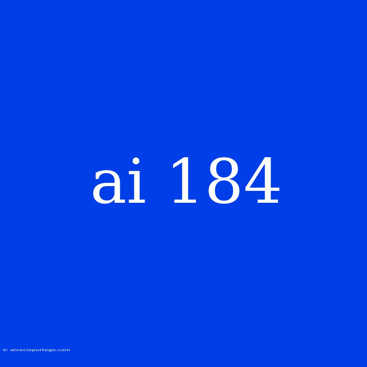 Ai 184