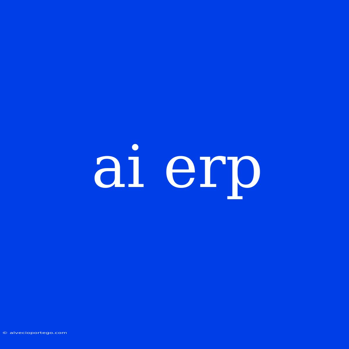 Ai Erp