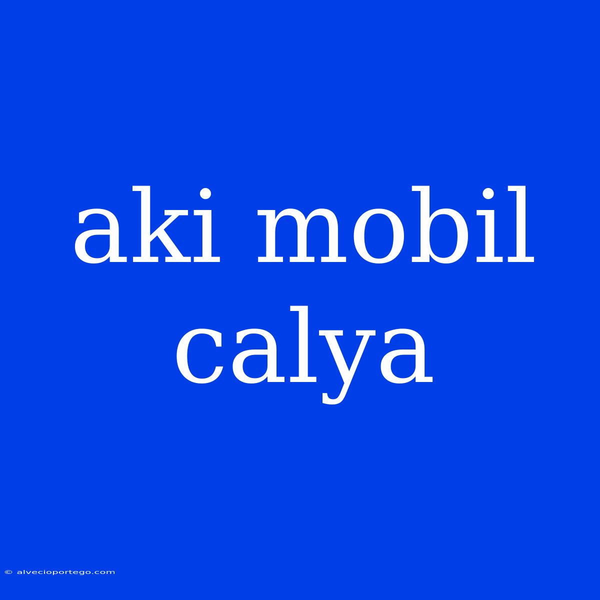 Aki Mobil Calya