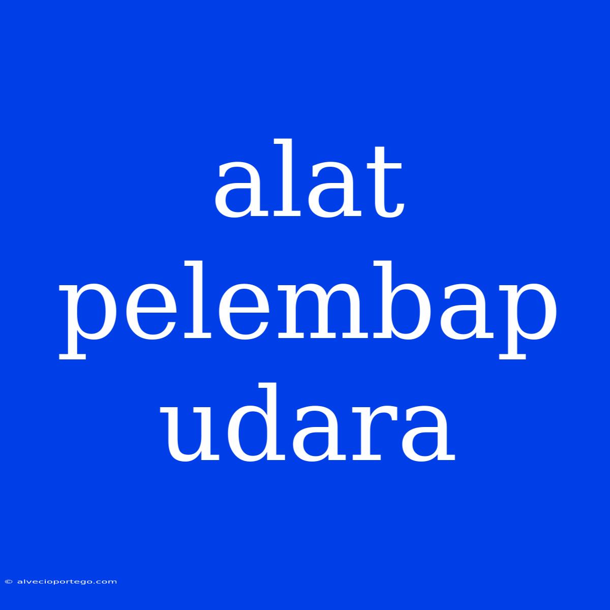 Alat Pelembap Udara