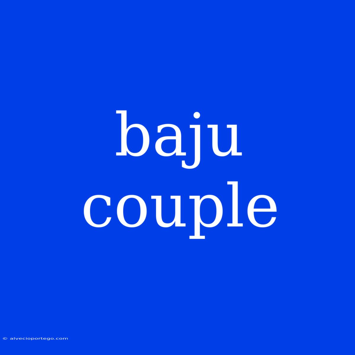 Baju Couple