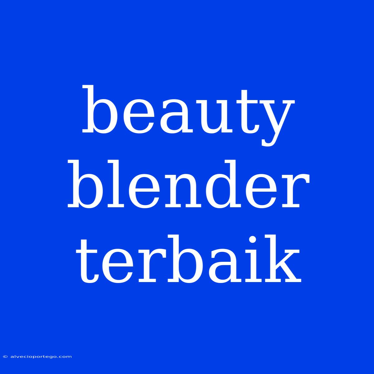 Beauty Blender Terbaik