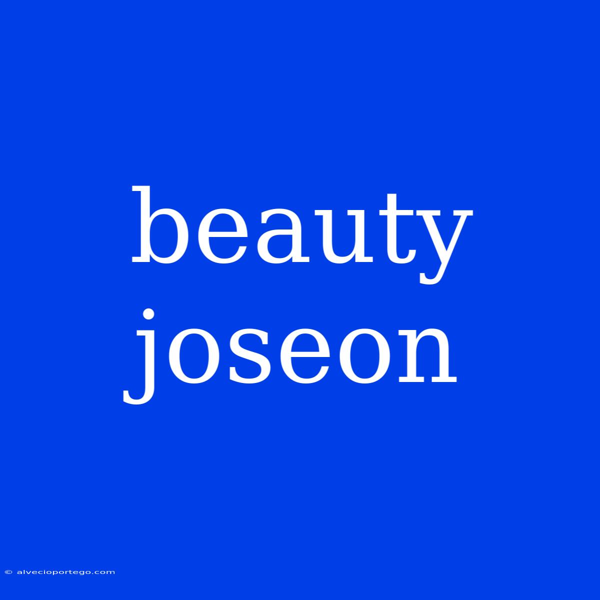 Beauty Joseon