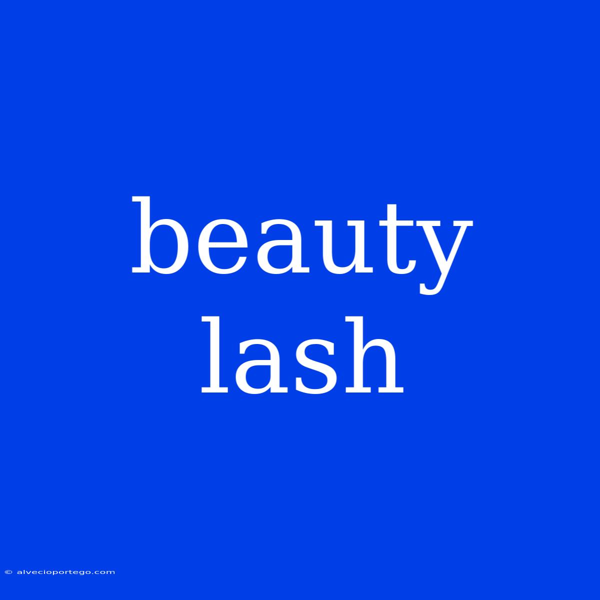 Beauty Lash