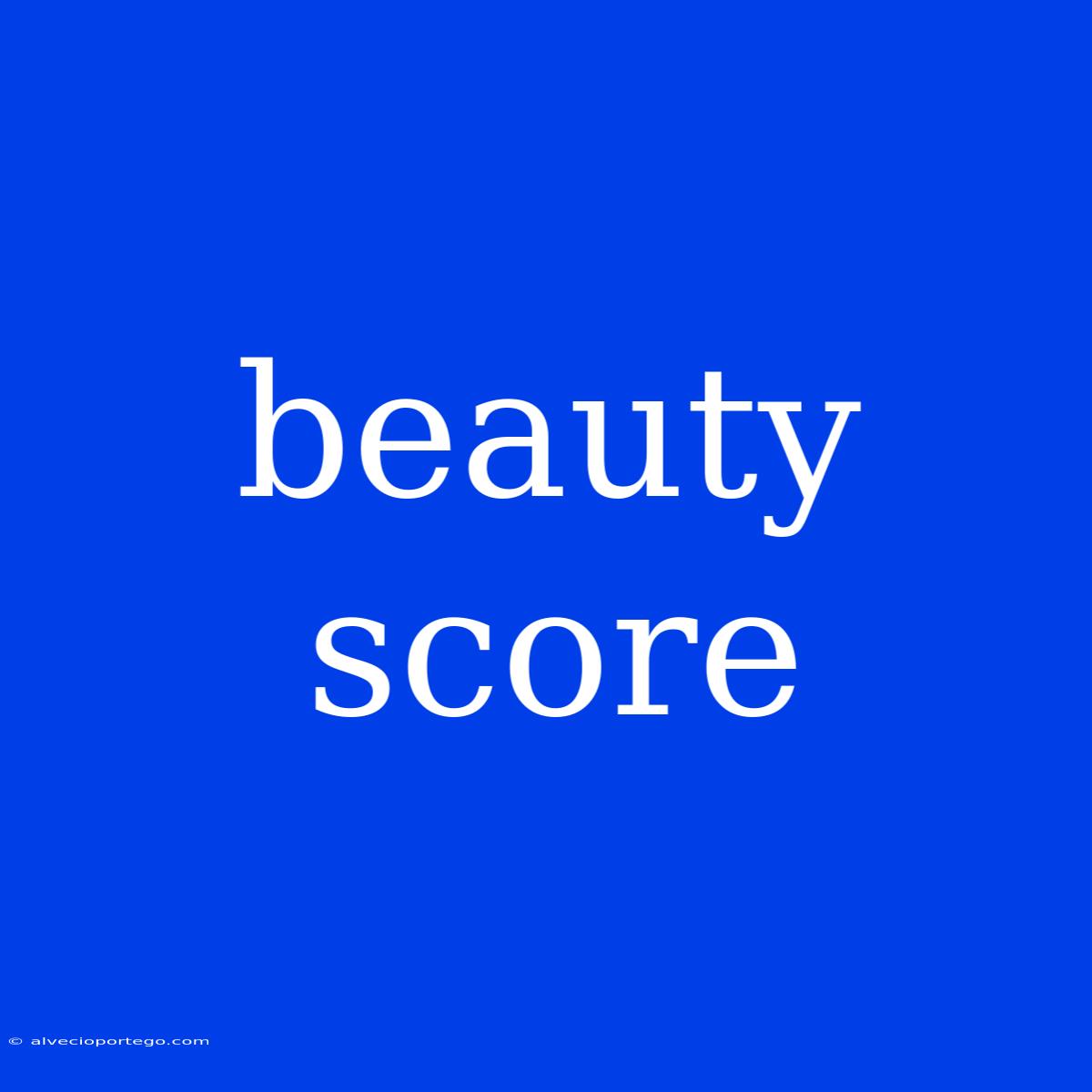 Beauty Score