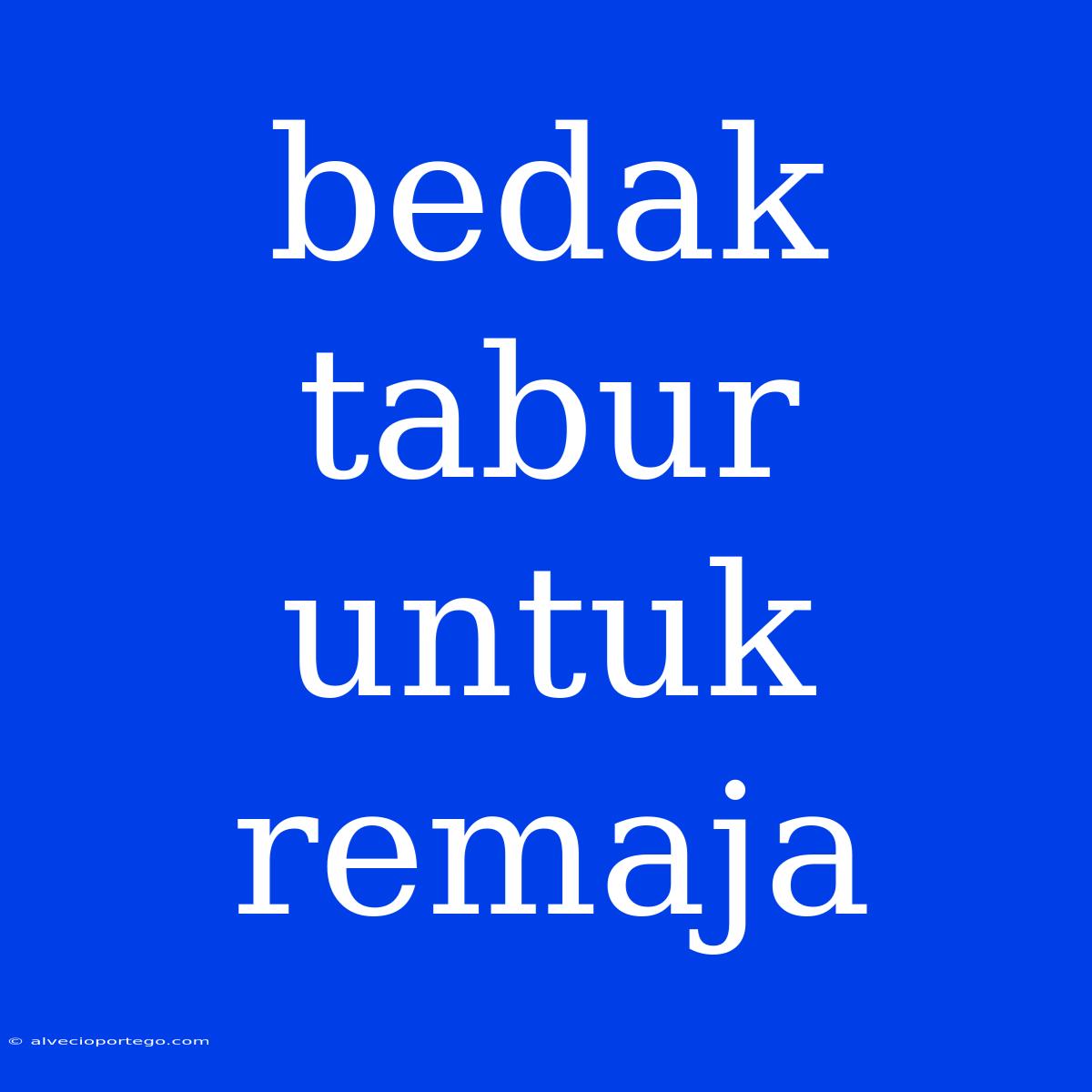 Bedak Tabur Untuk Remaja