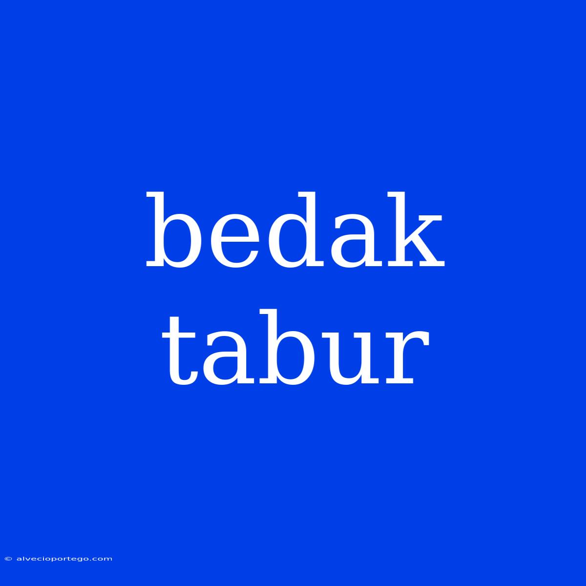 Bedak Tabur