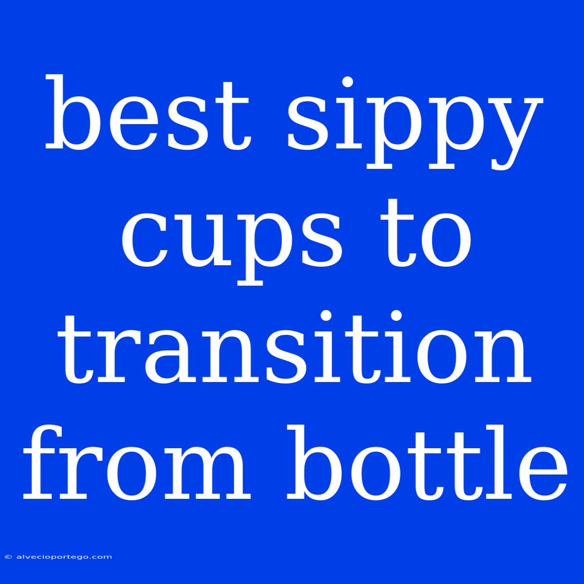 Best Sippy Cups To Transition From Bottle