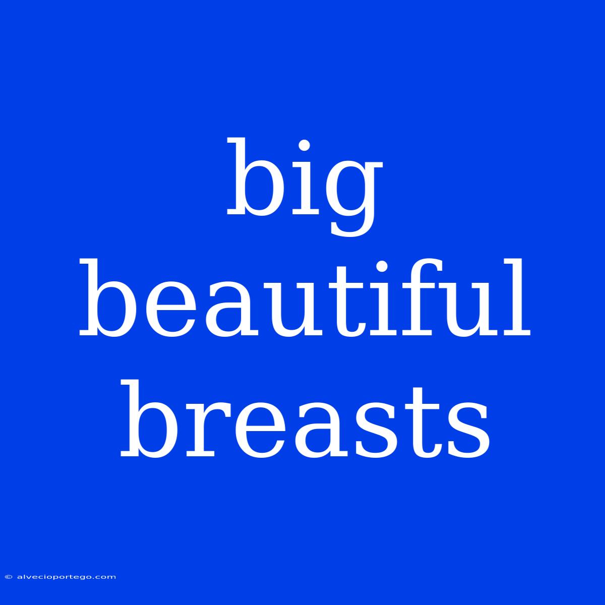 Big Beautiful Breasts