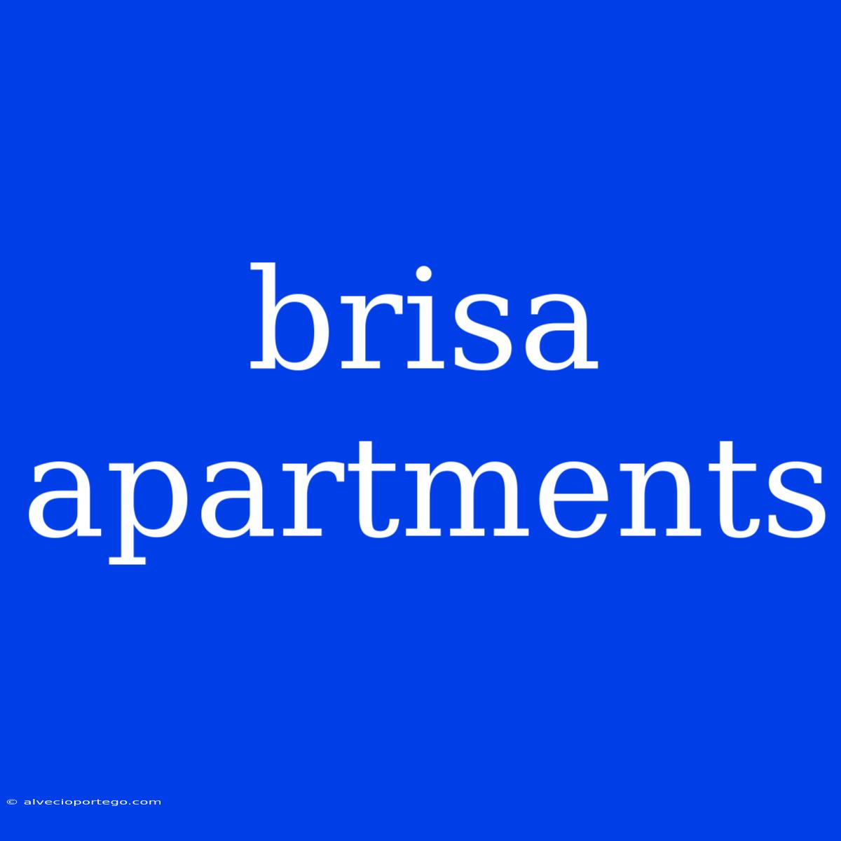 Brisa Apartments