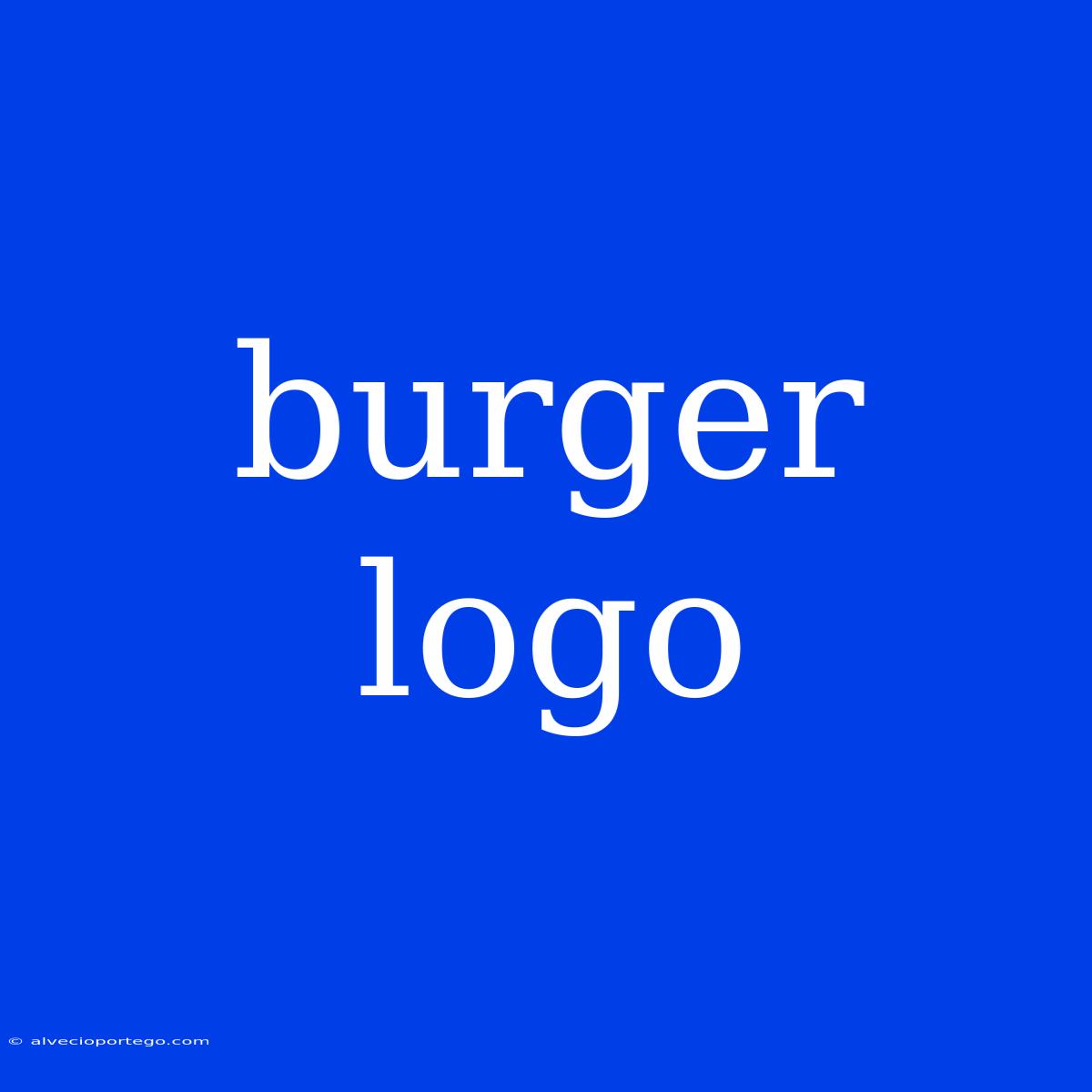 Burger Logo