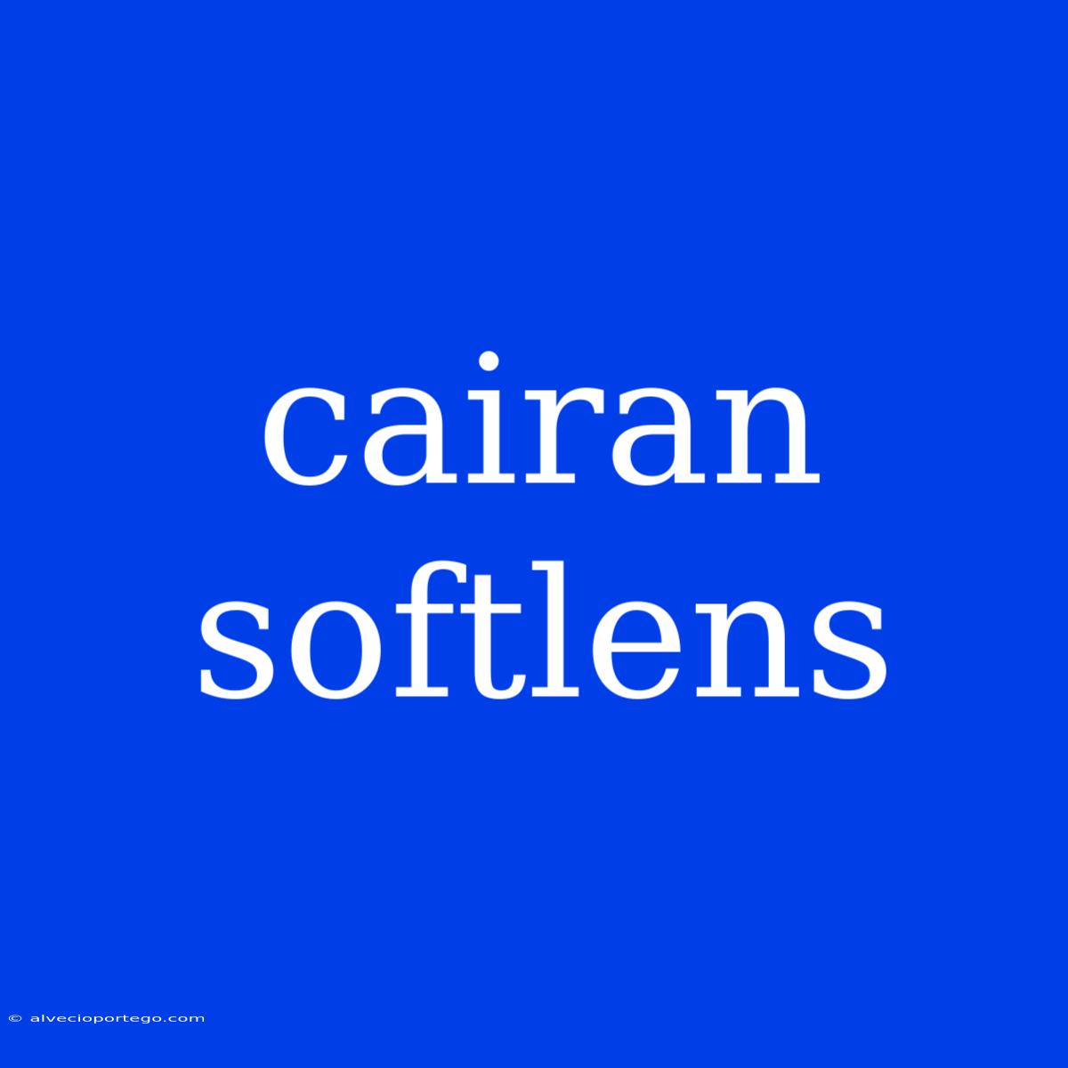 Cairan Softlens