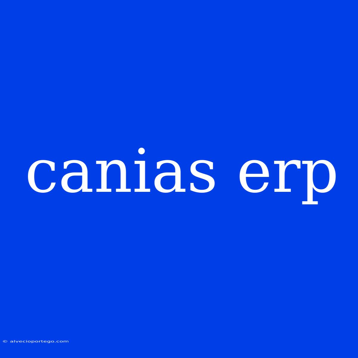 Canias Erp