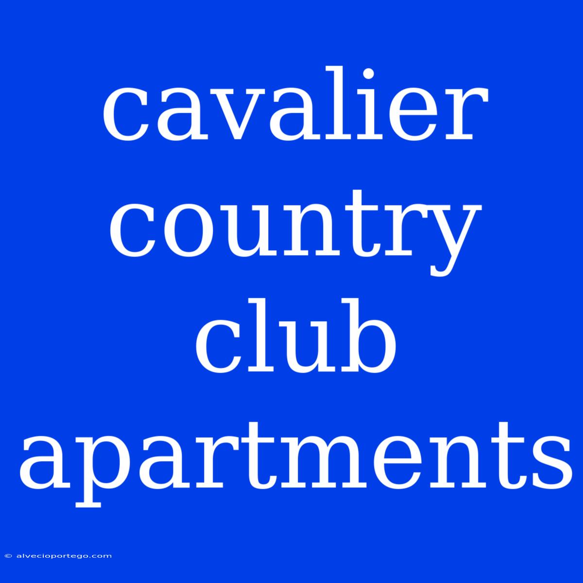 Cavalier Country Club Apartments