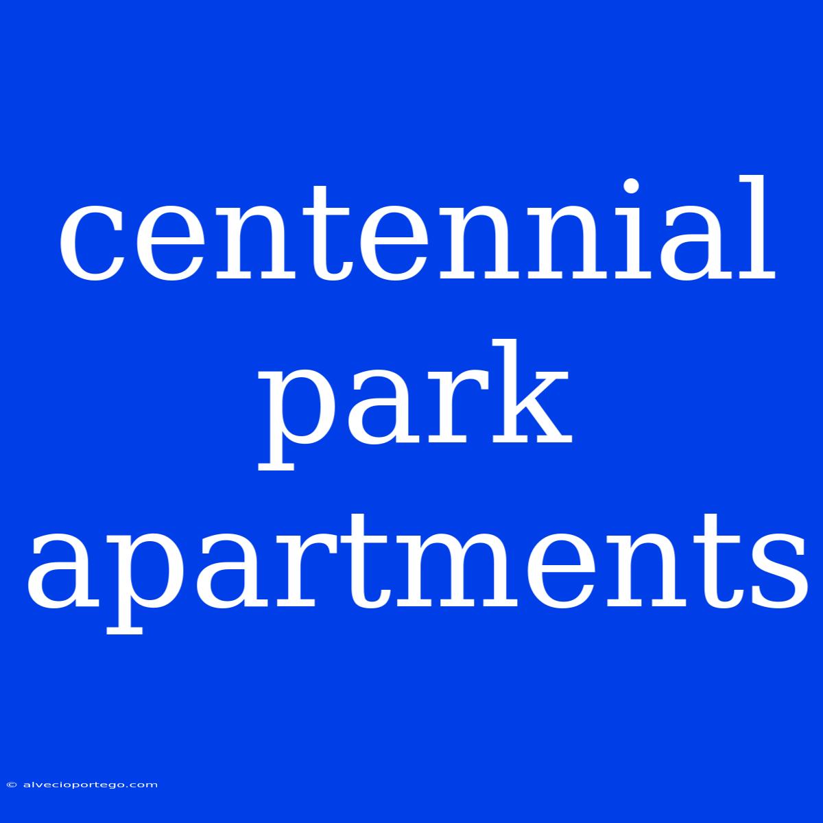 Centennial Park Apartments