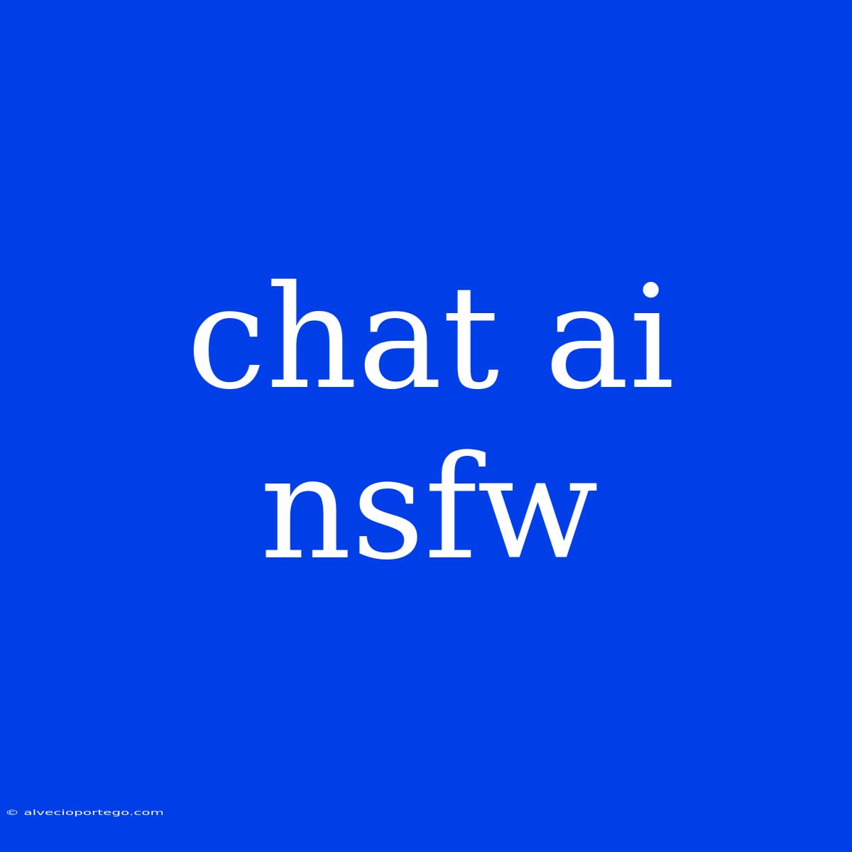 Chat Ai Nsfw