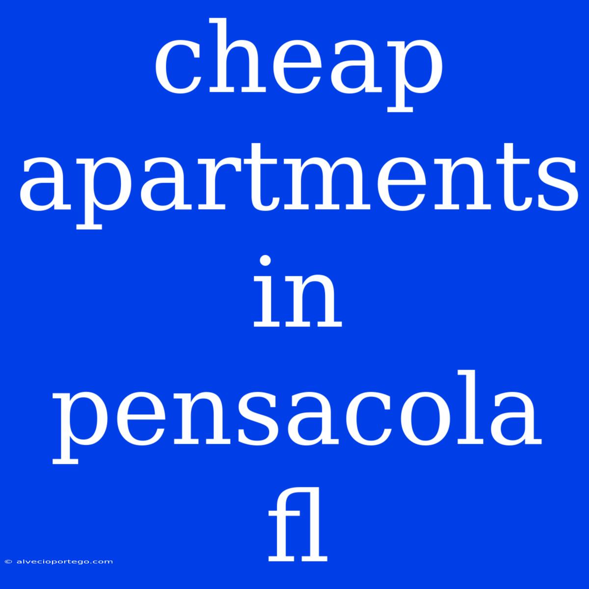 Cheap Apartments In Pensacola Fl