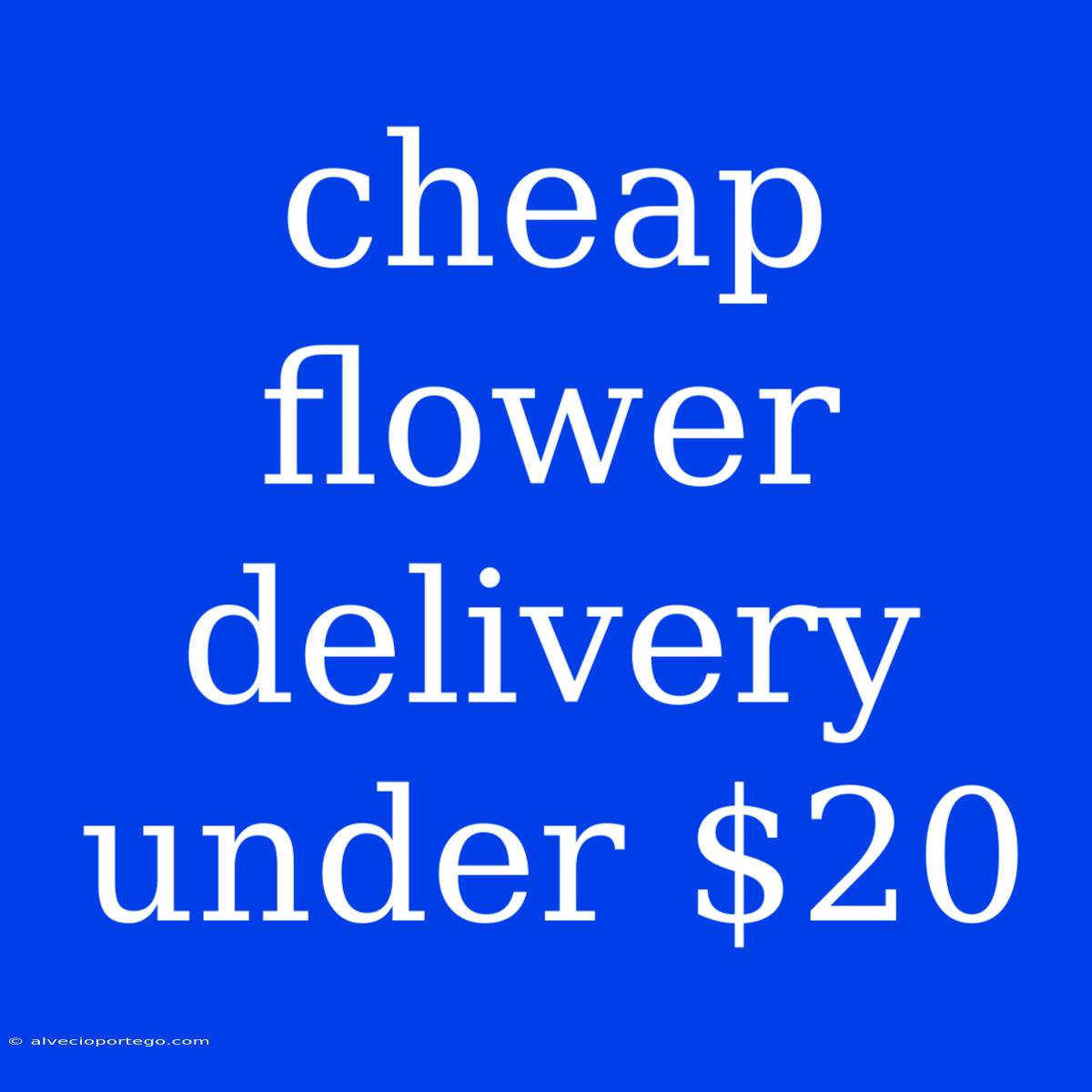 Cheap Flower Delivery Under $20