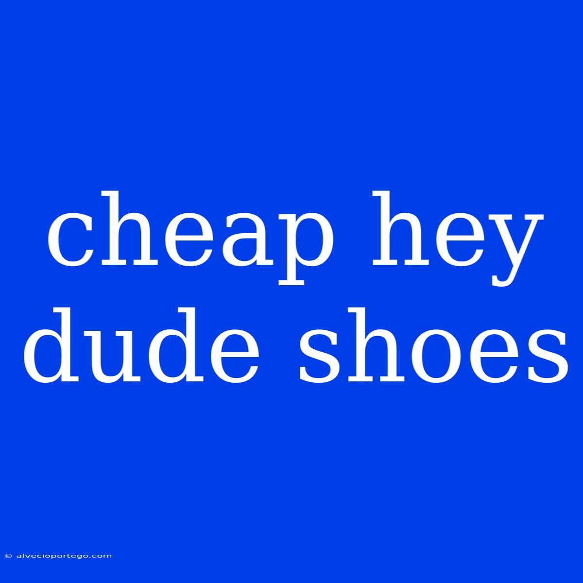 Cheap Hey Dude Shoes