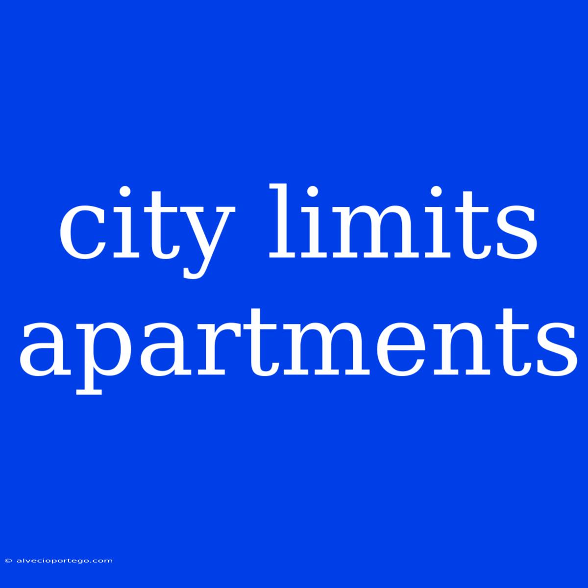 City Limits Apartments