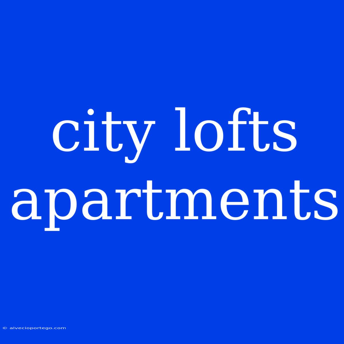 City Lofts Apartments