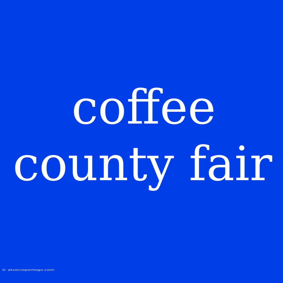 Coffee County Fair