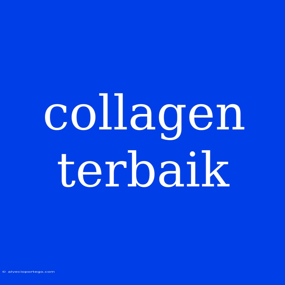 Collagen Terbaik