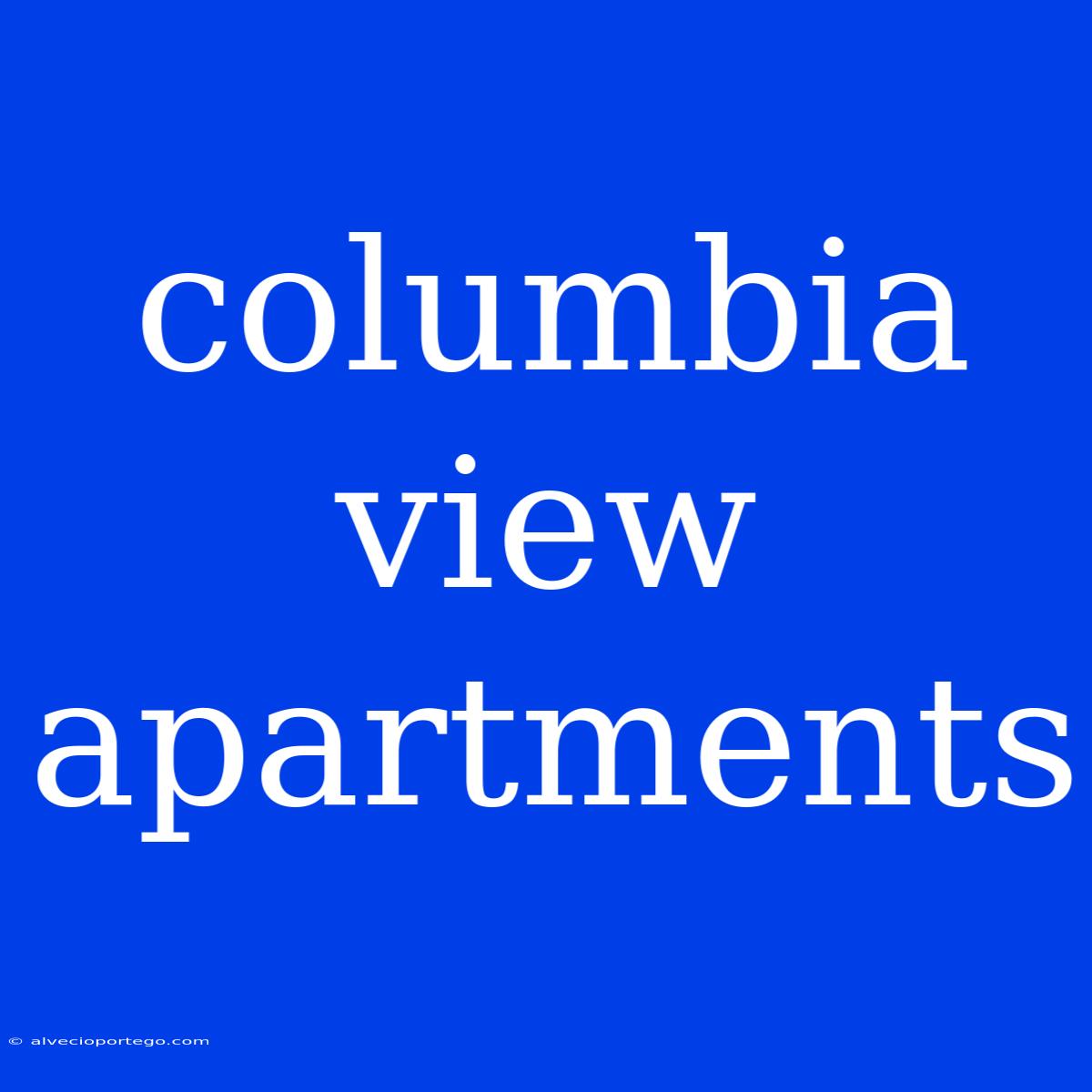 Columbia View Apartments