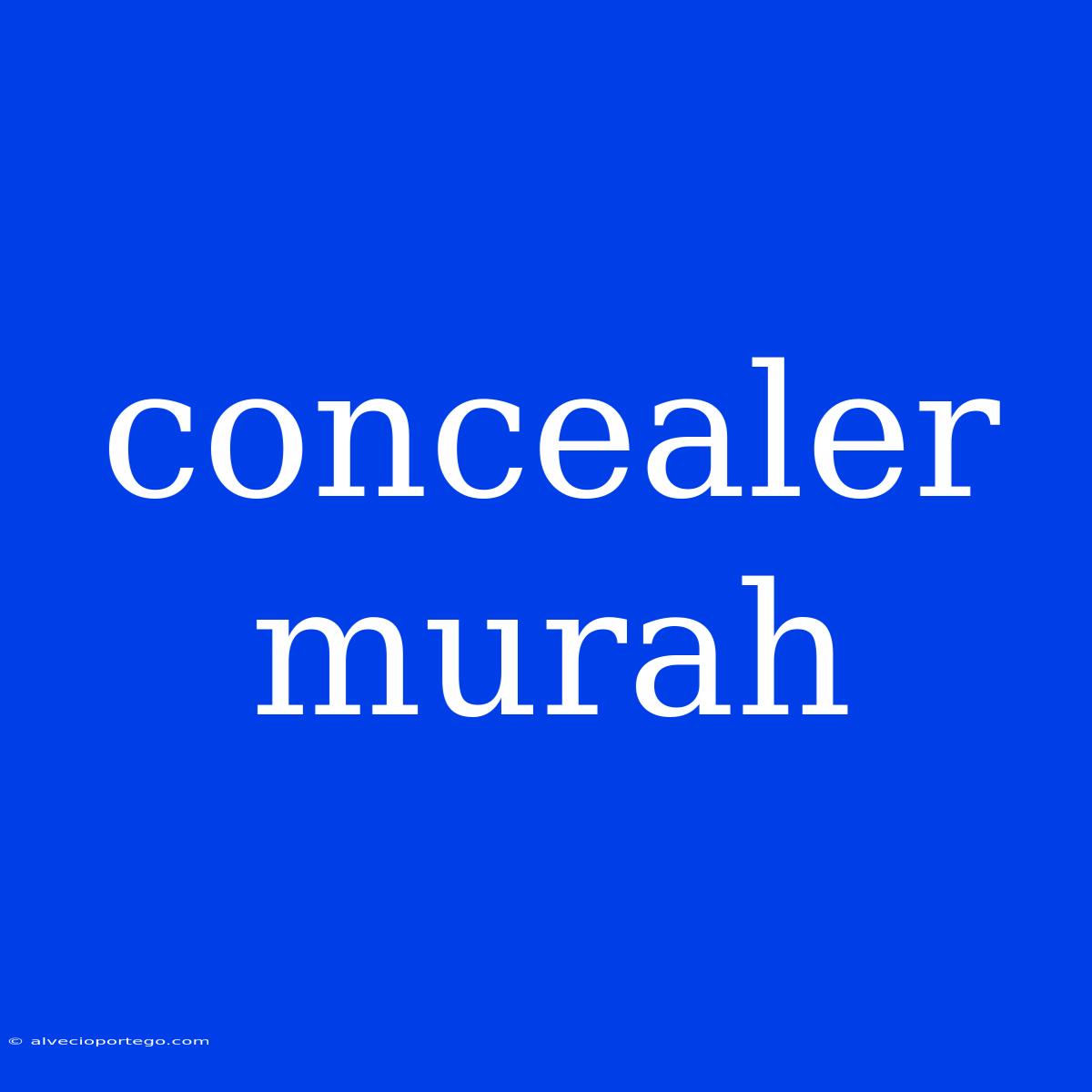 Concealer Murah