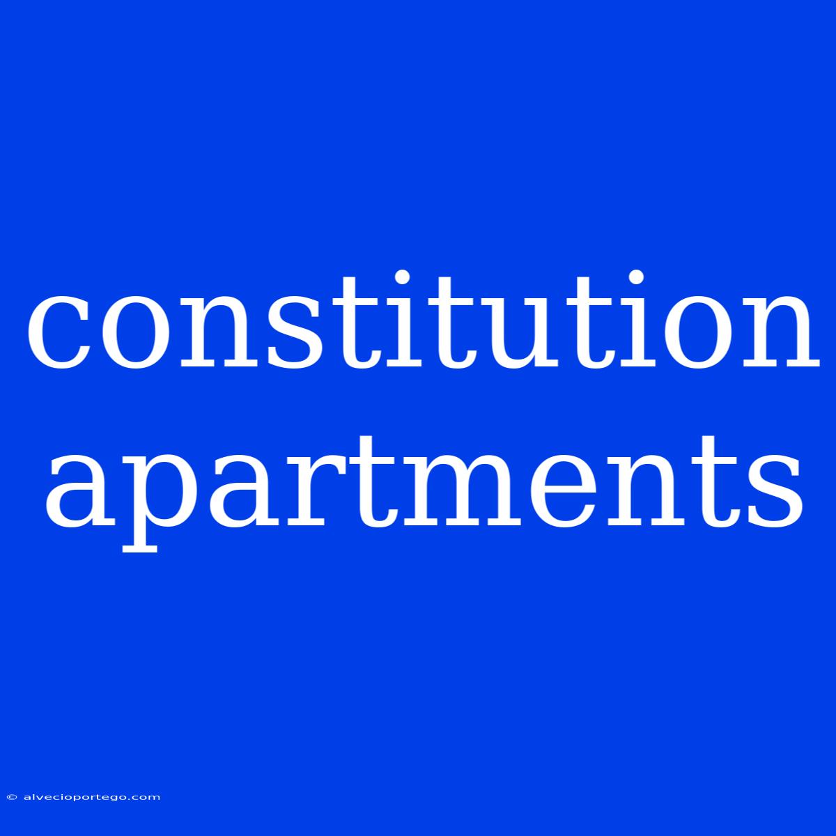 Constitution Apartments