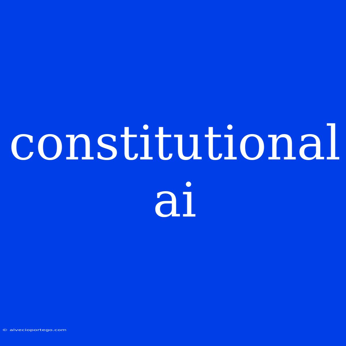 Constitutional Ai