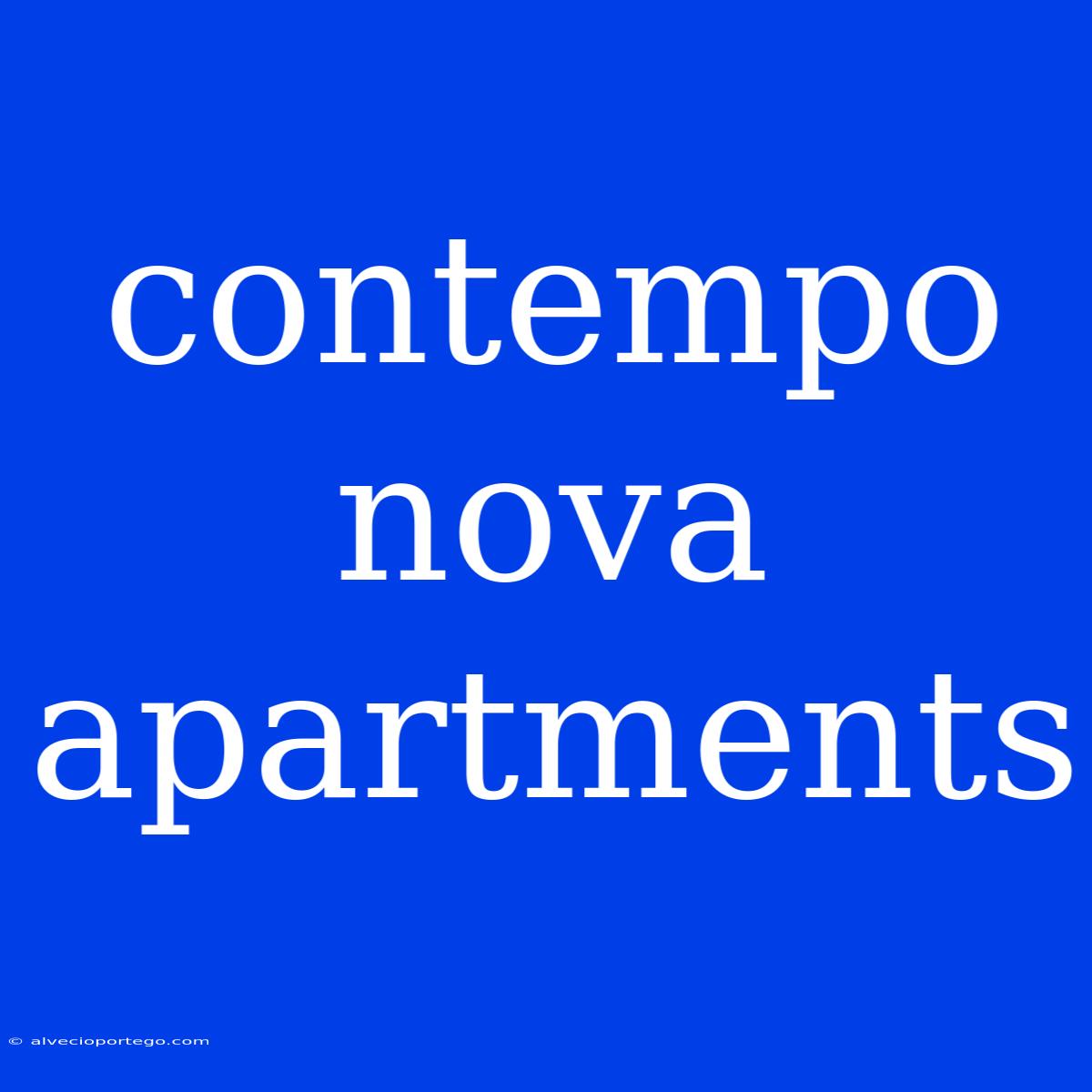 Contempo Nova Apartments