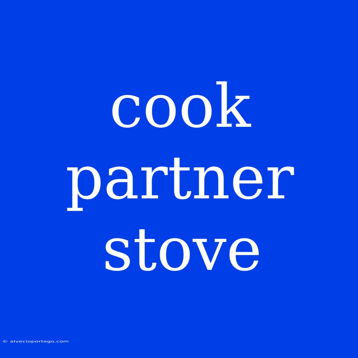 Cook Partner Stove