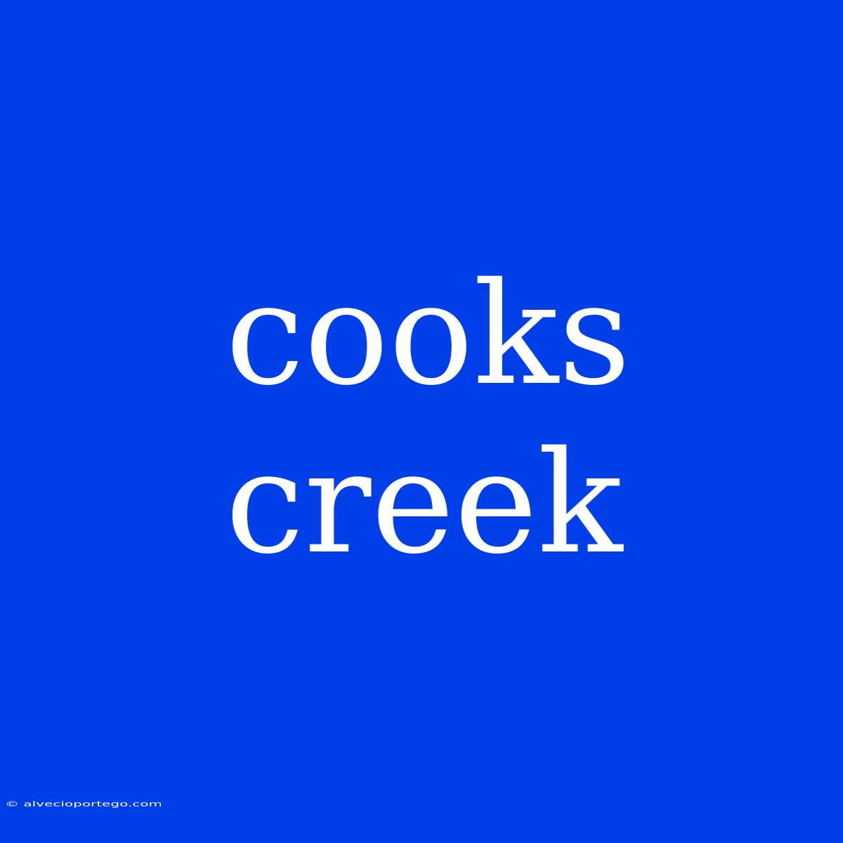 Cooks Creek