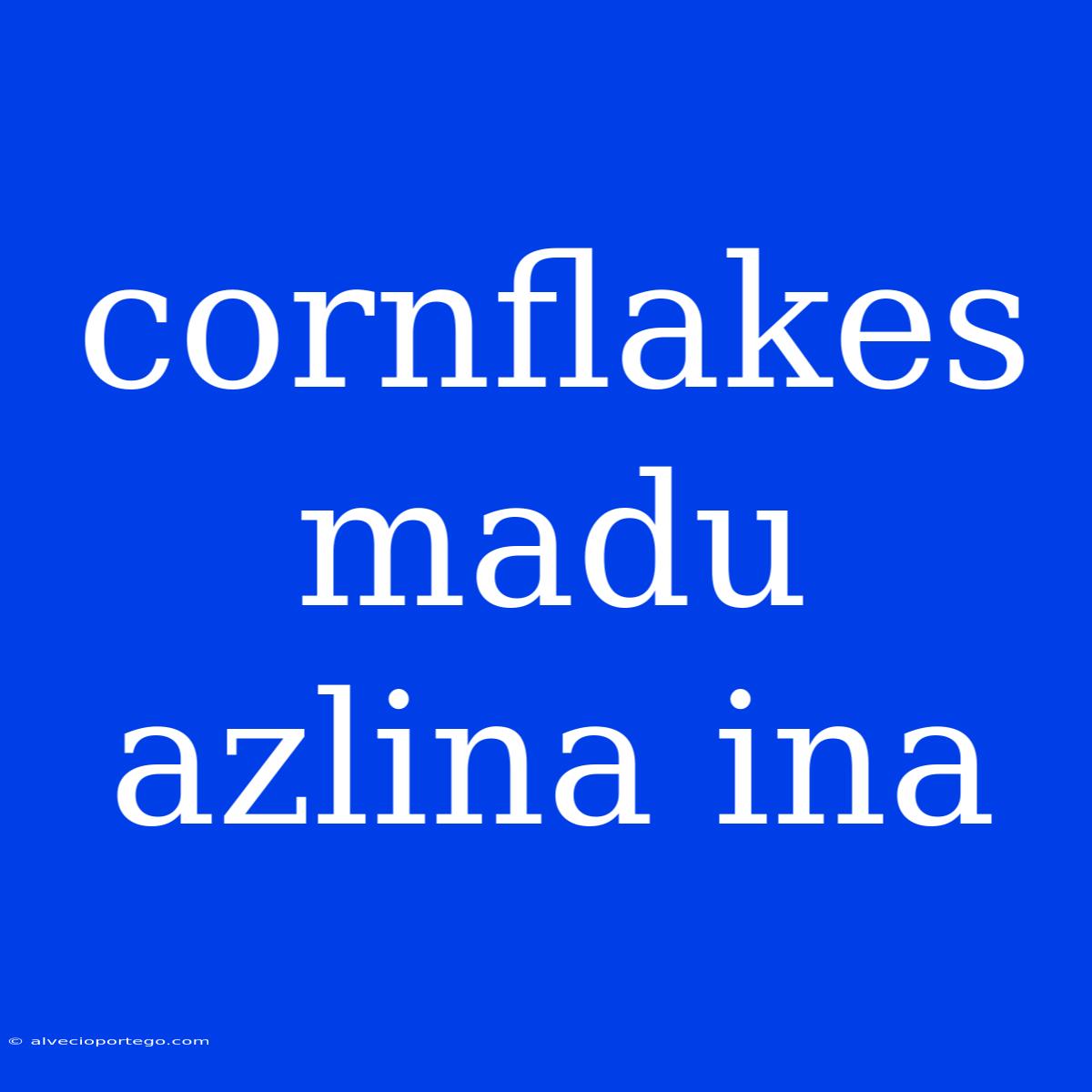 Cornflakes Madu Azlina Ina