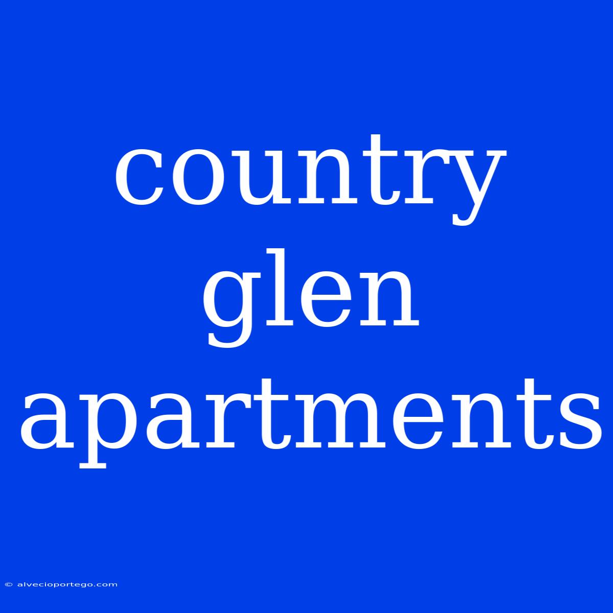 Country Glen Apartments