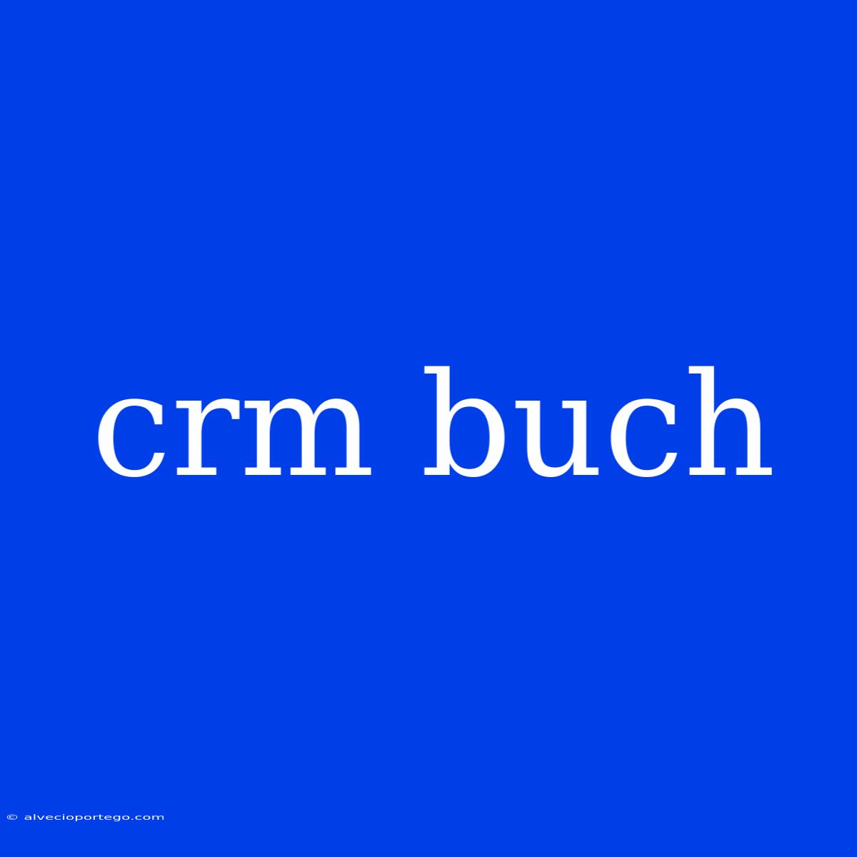 Crm Buch