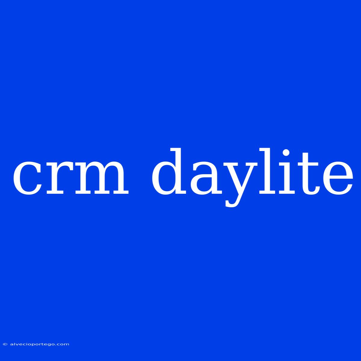 Crm Daylite