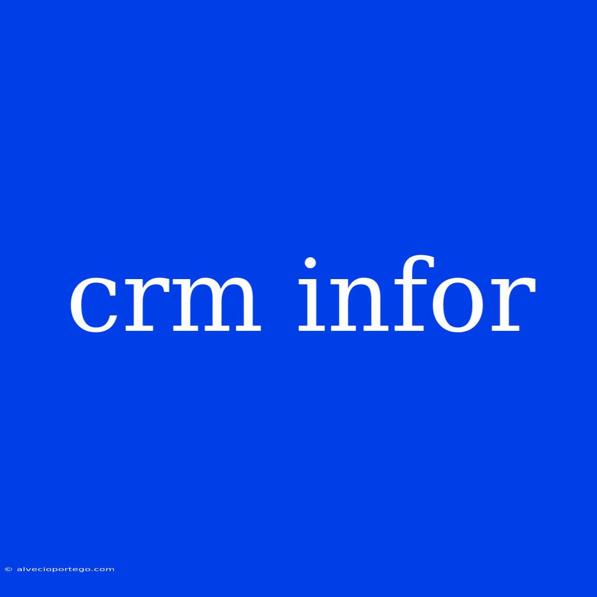 Crm Infor