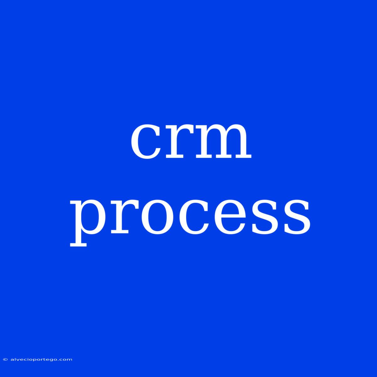 Crm Process