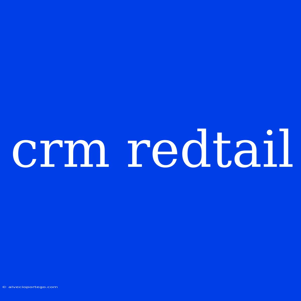 Crm Redtail