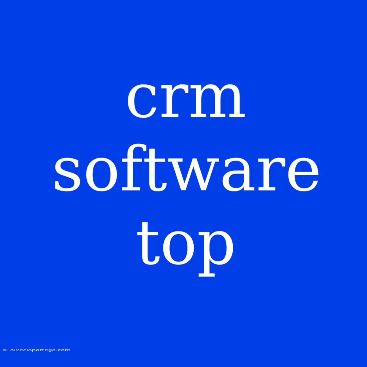 Crm Software Top