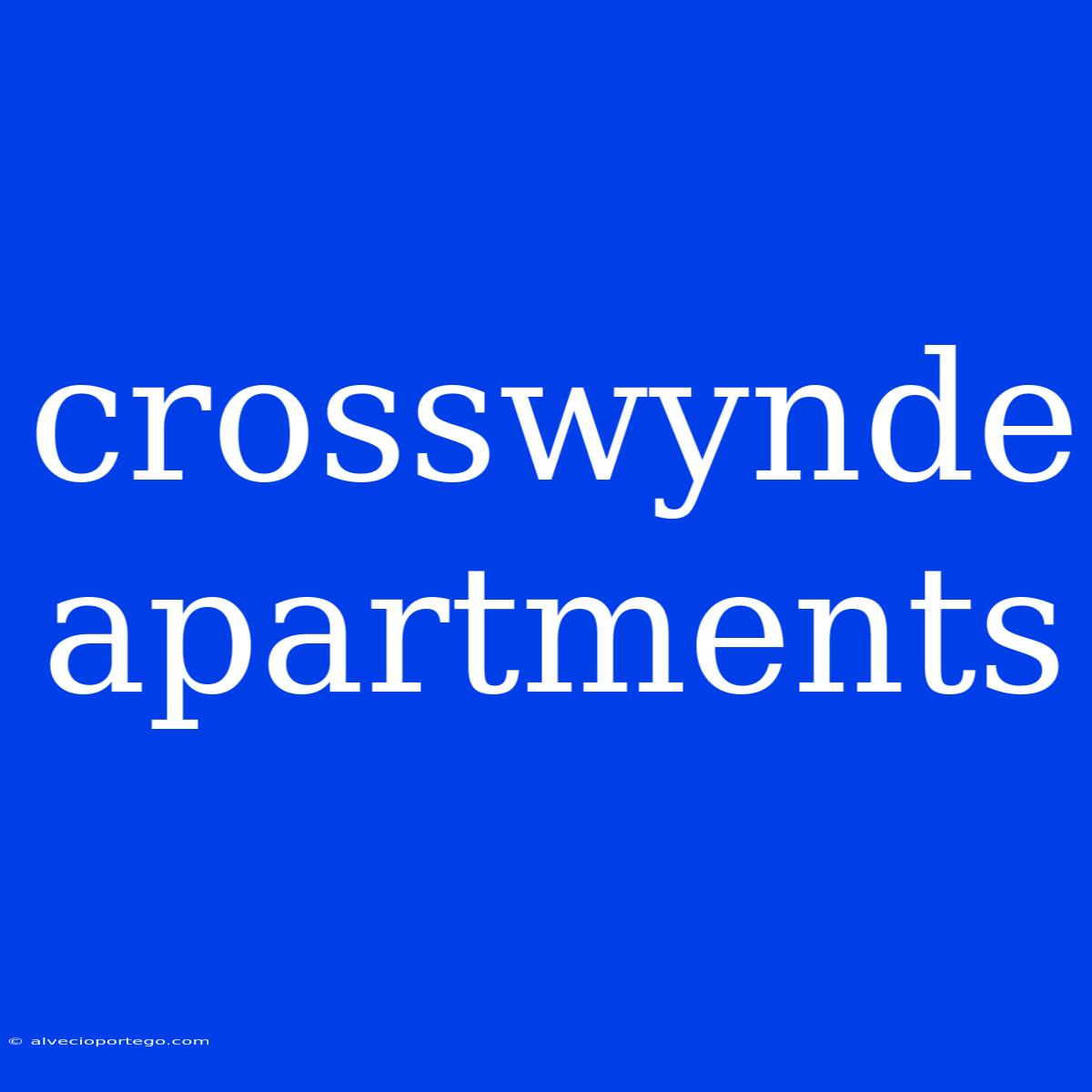 Crosswynde Apartments