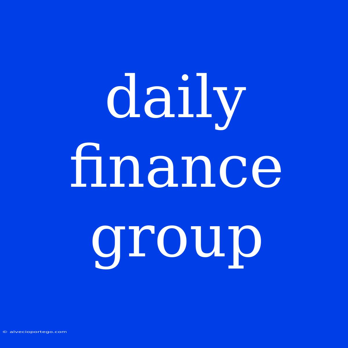 Daily Finance Group