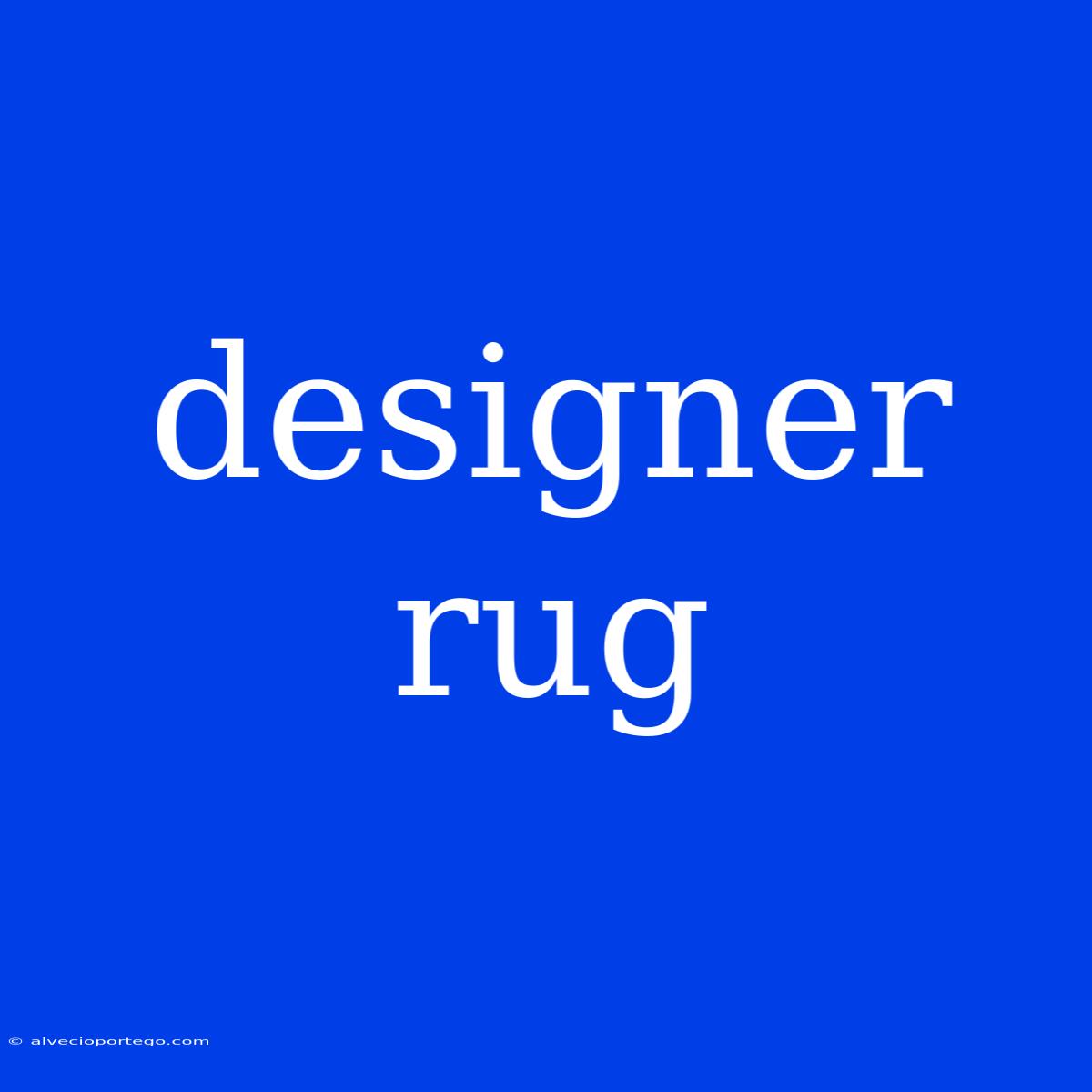 Designer Rug