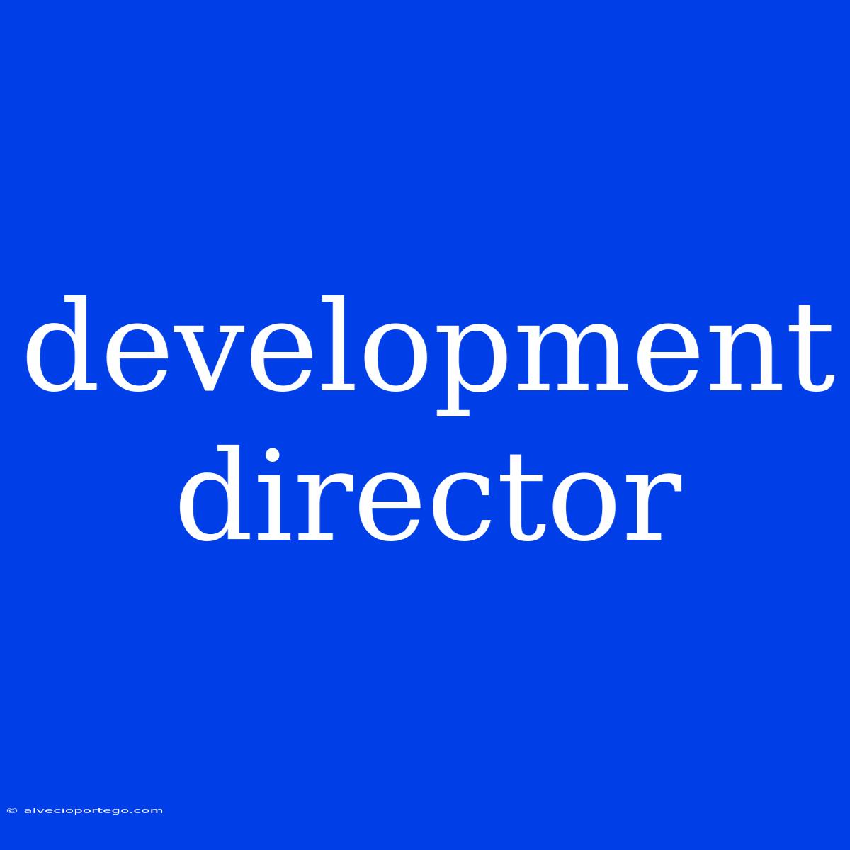 Development Director