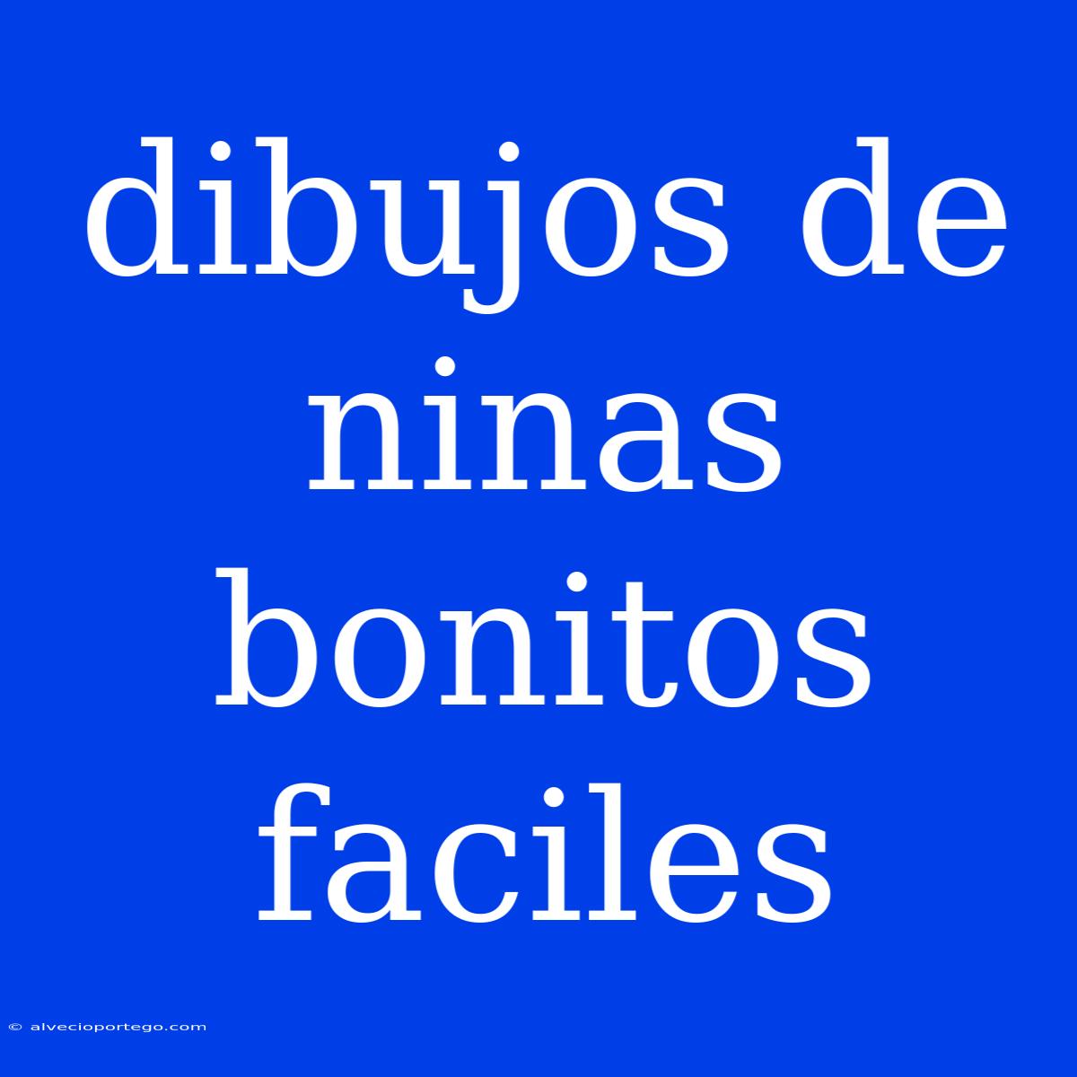 Dibujos De Ninas Bonitos Faciles