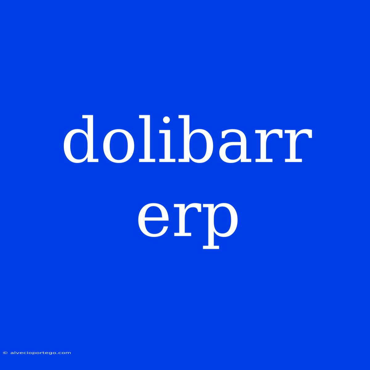 Dolibarr Erp