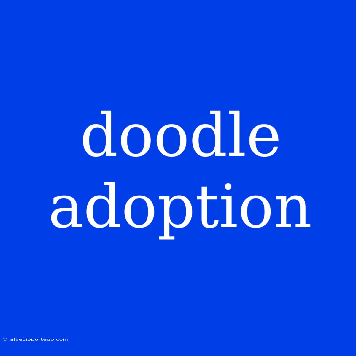 Doodle Adoption